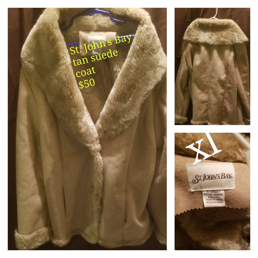 seude coat
